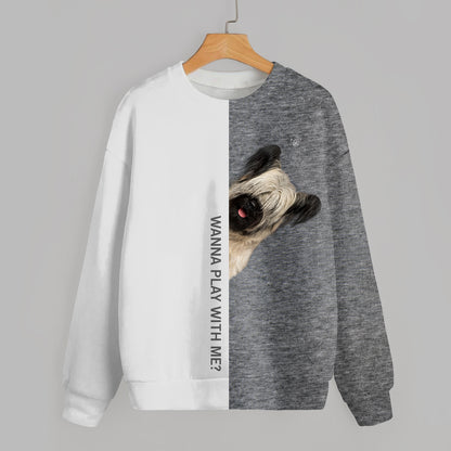 Lustige glückliche Zeit - Skye Terrier Sweatshirt V1