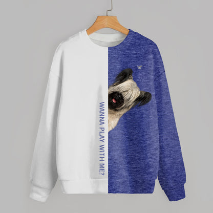 Funny Happy Time - Sweat-shirt Skye Terrier V1