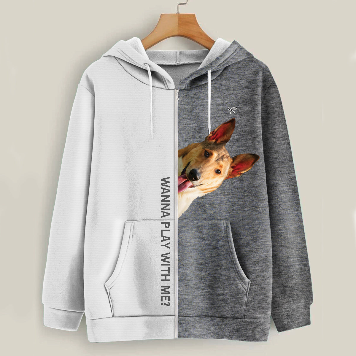 Funny Happy Time - Smooth Collie Hoodie V1