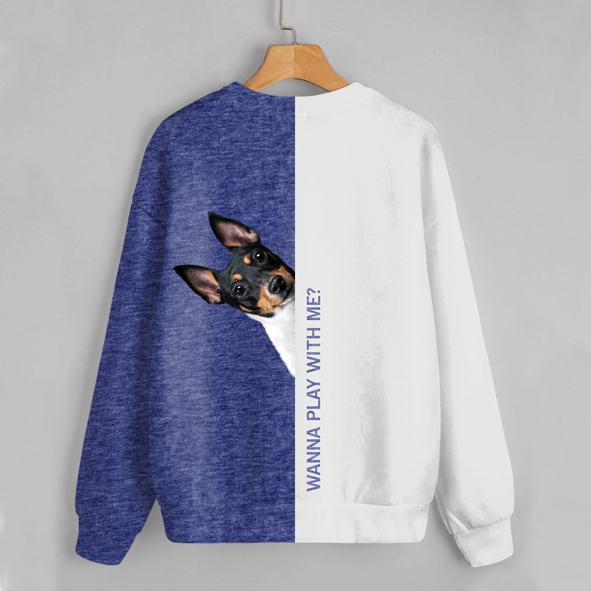 Lustige glückliche Zeit – Toy Fox Terrier Sweatshirt V1