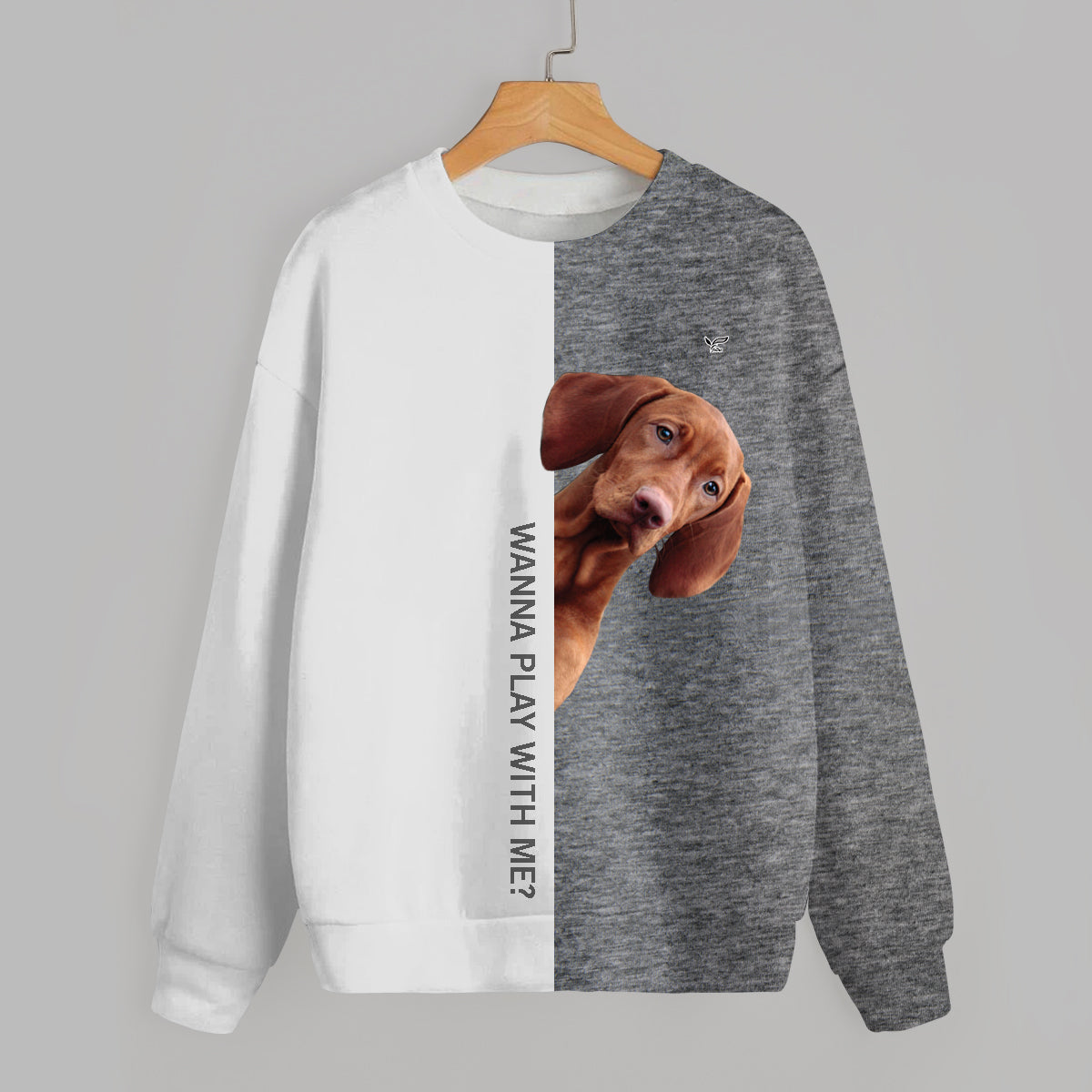 Funny Happy Time - Vizsla Sweatshirt V1