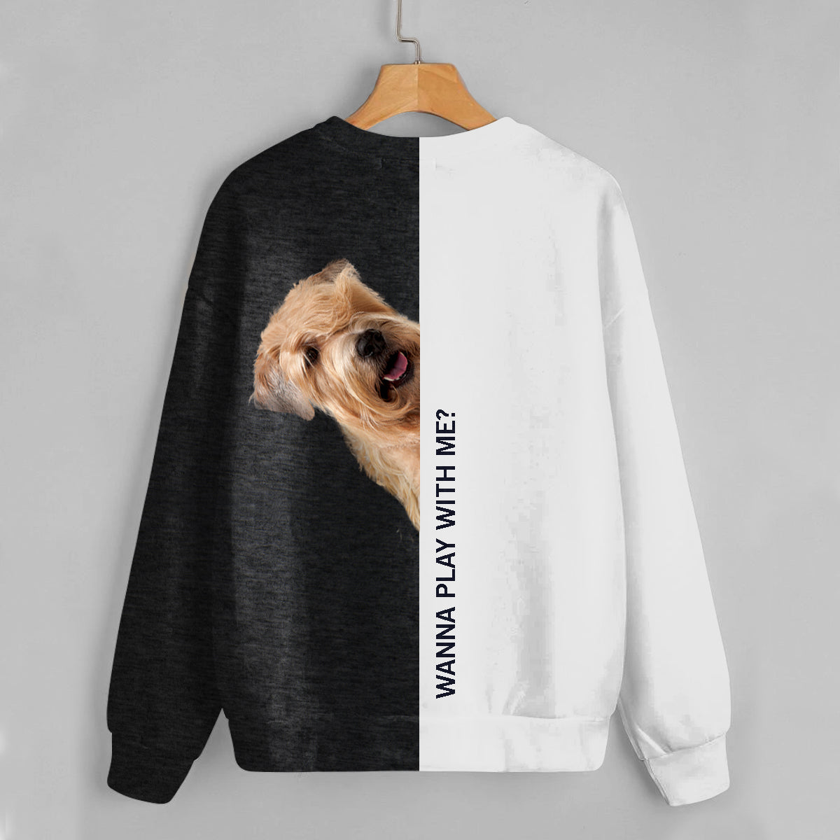 Funny Happy Time - Sweat-shirt Wheaten Terrier V1