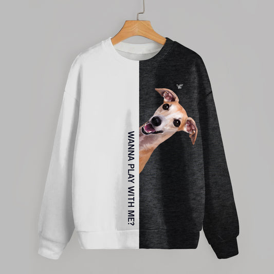 Funny Happy Time - Sweat-shirt Whippet V1