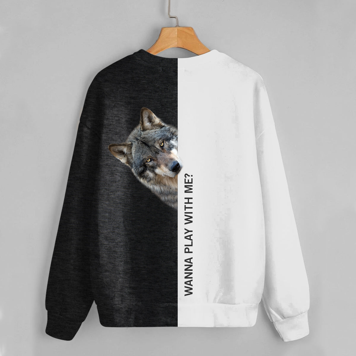 Lustige glückliche Zeit - Wolf Sweatshirt V1