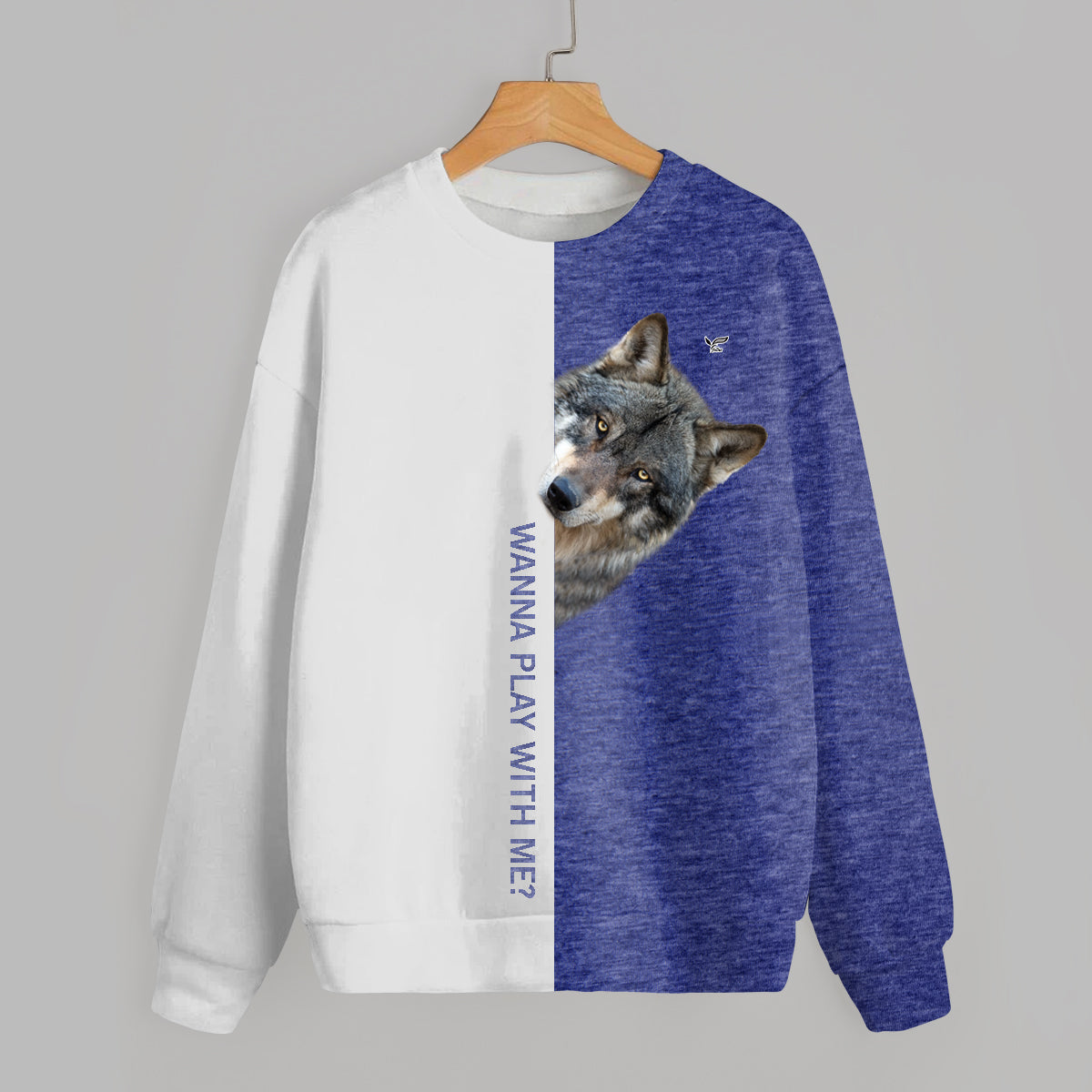 Lustige glückliche Zeit - Wolf Sweatshirt V1