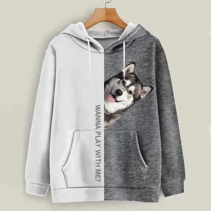 Funny Happy Time - Alaskan Malamute Hoodie V1