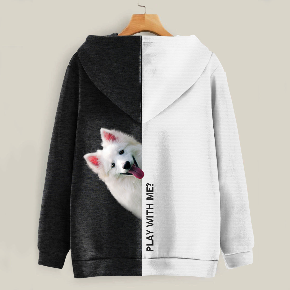 Funny Happy Time - American Eskimo Hoodie V1