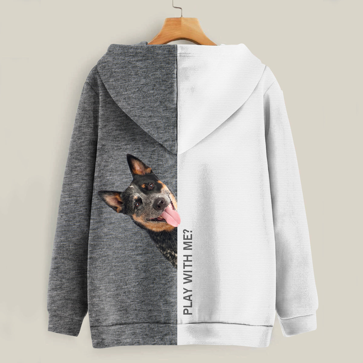 Funny Happy Time - Australian Cattle Hoodie V1
