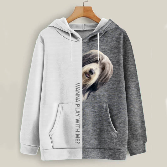Funny Happy Time - Bearded Collie Hoodie V1