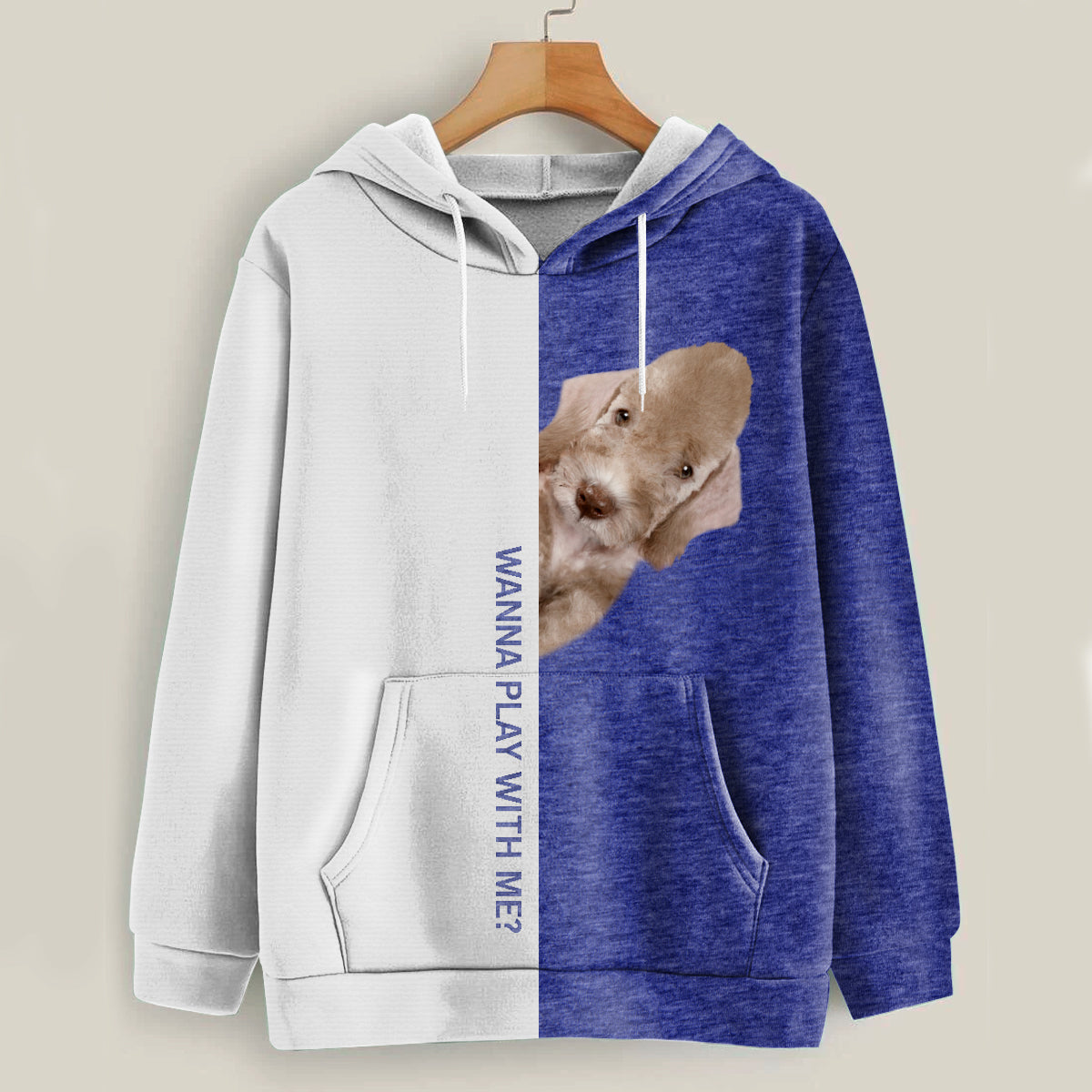 Lustige glückliche Zeit - Bedlington Terrier Hoodie V1