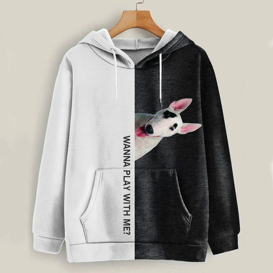 Lustige glückliche Zeit - Bullterrier-Hoodie V1