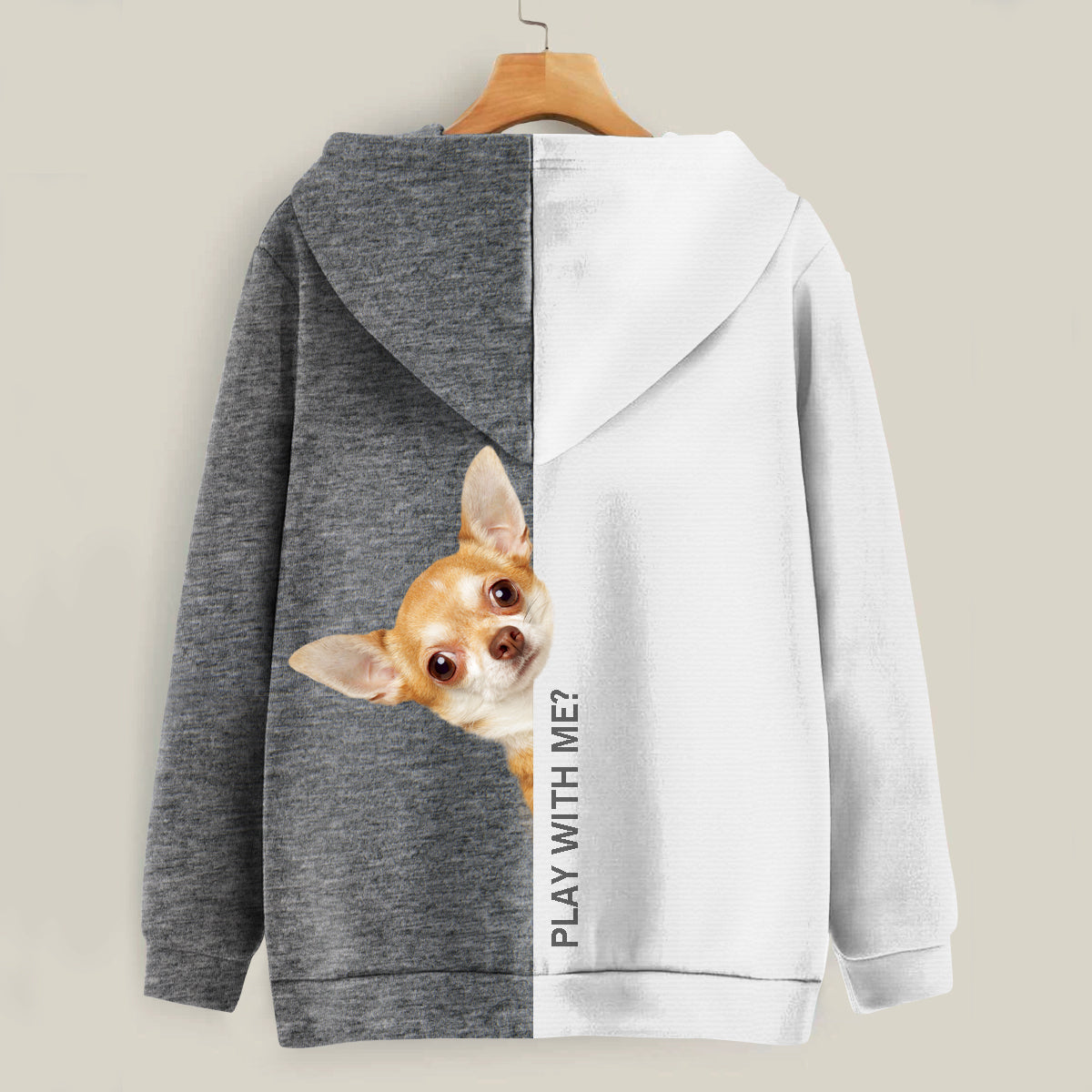 Lustige glückliche Zeit - Chihuahua Hoodie V1