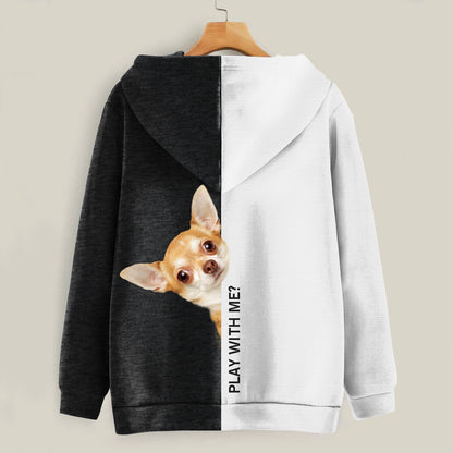 Funny Happy Time - Chihuahua Hoodie V1