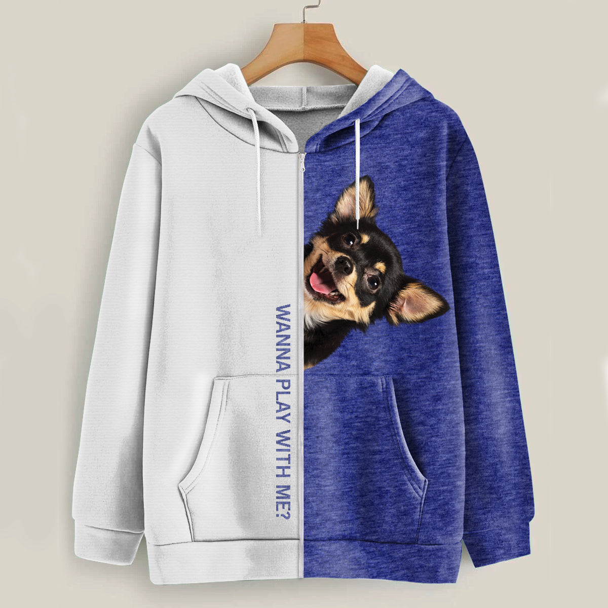 Funny Happy Time - Chihuahua Hoodie V2