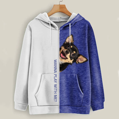 Lustige glückliche Zeit - Chihuahua Hoodie V2