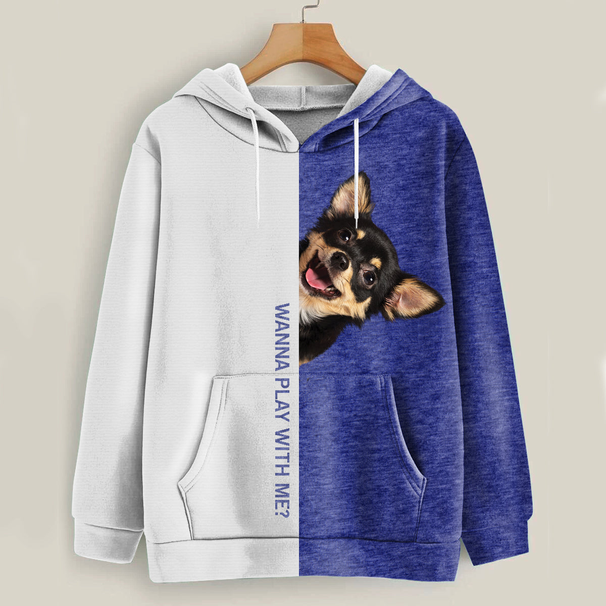 Lustige glückliche Zeit - Chihuahua Hoodie V2