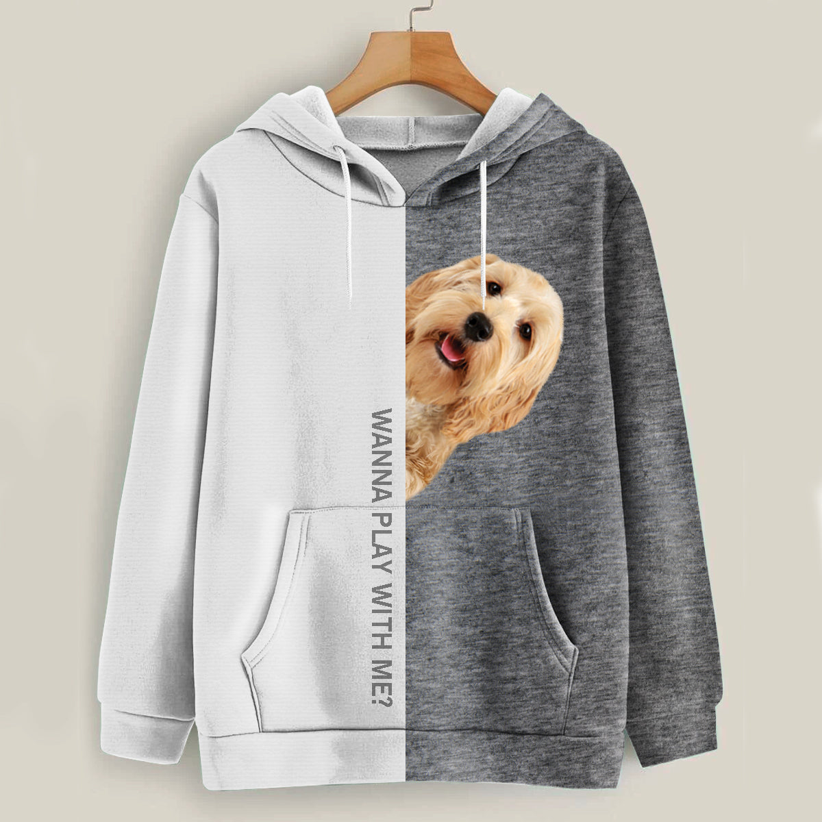 Lustige glückliche Zeit - Cockapoo Hoodie V1