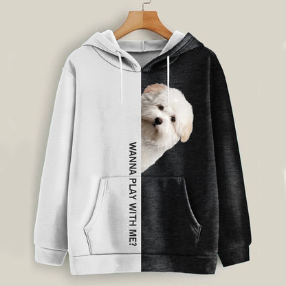 Funny Happy Time - Coton De Tulear Hoodie V2