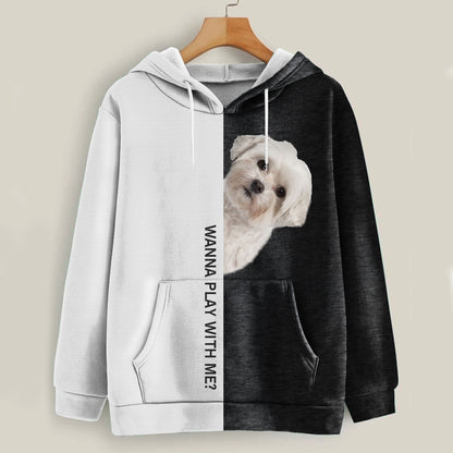 Funny Happy Time - Coton De Tulear Hoodie V1