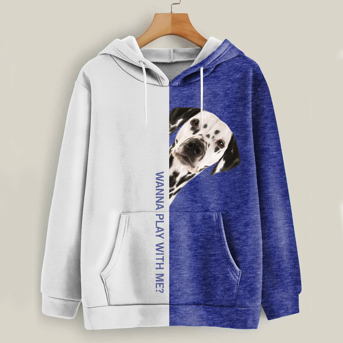 Funny Happy Time - Dalmatian Hoodie V1