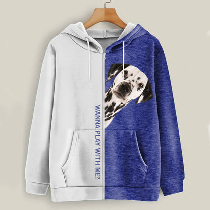 Funny Happy Time - Dalmatian Hoodie V1