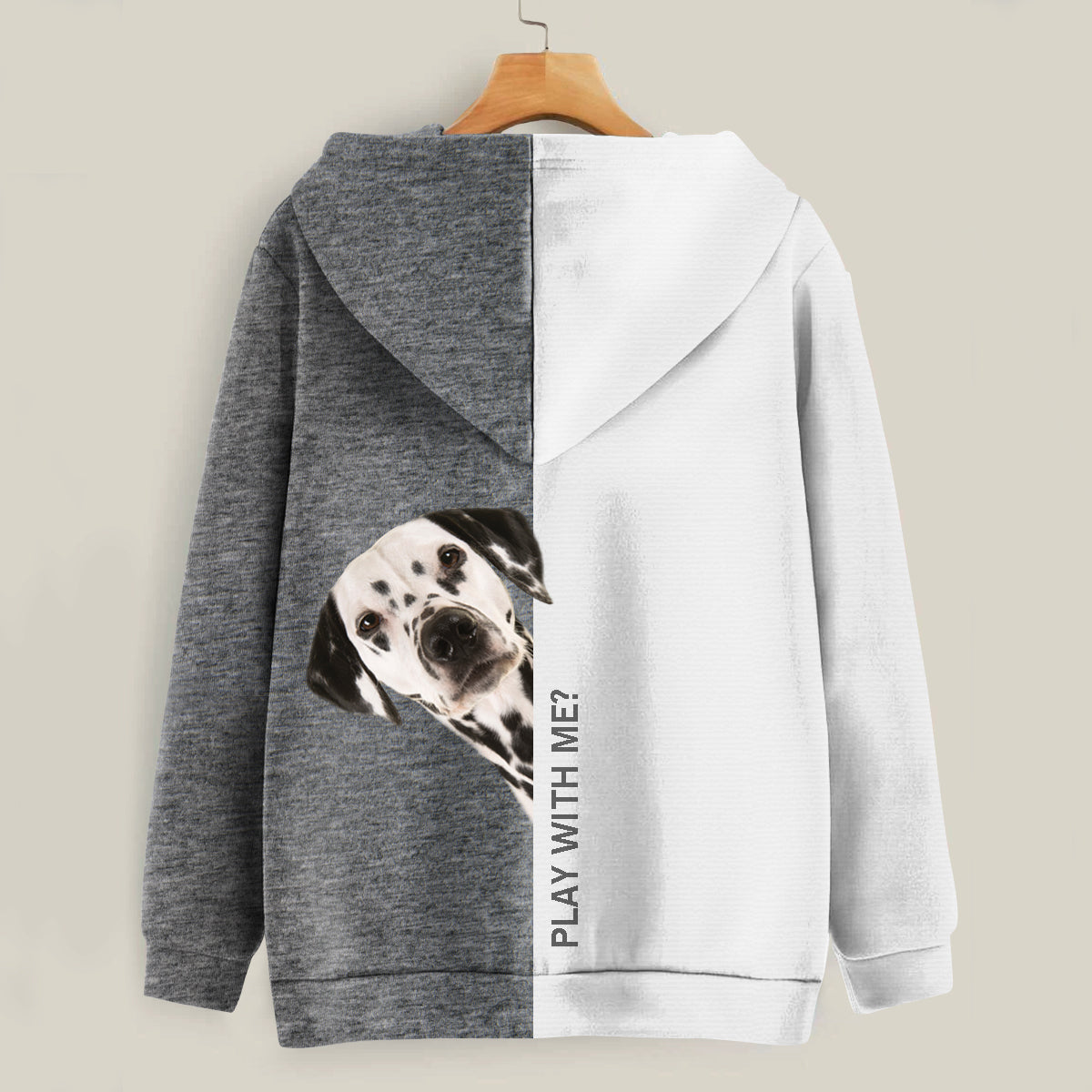 Funny Happy Time - Dalmatian Hoodie V1