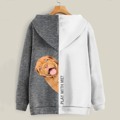 Funny Happy Time - Dogue de Bordeaux Hoodie V1