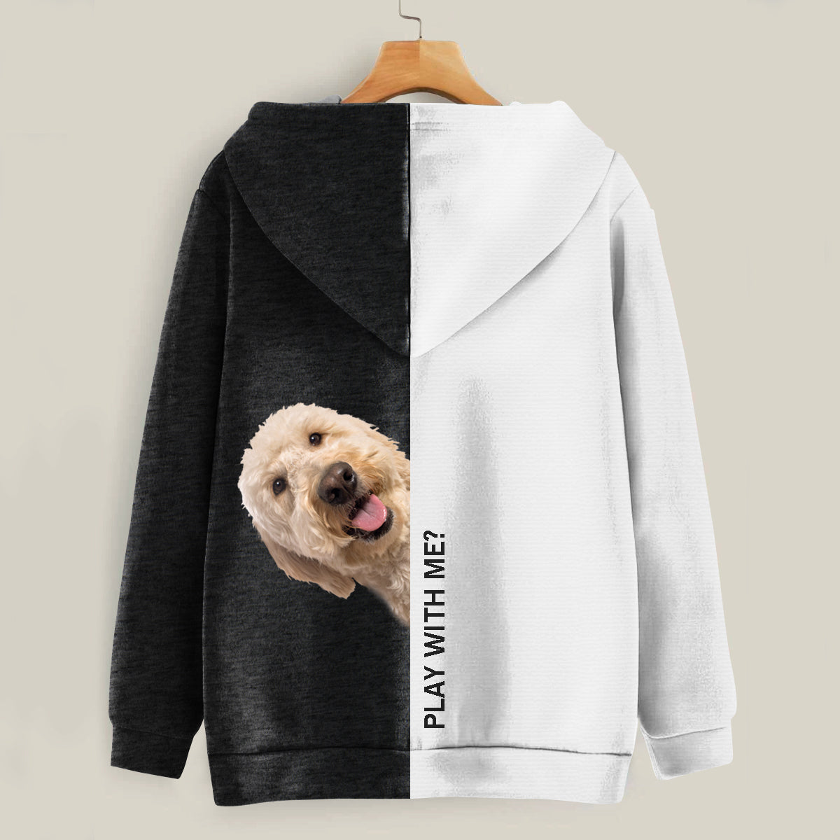 Funny Happy Time - Goldendoodle Hoodie V1