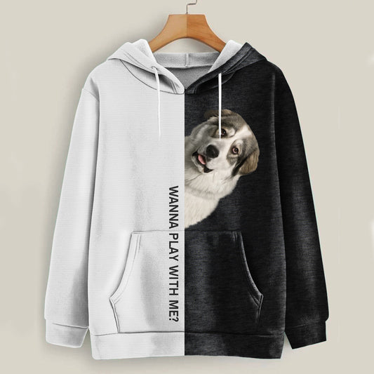 Funny Happy Time - Great Pyrenees Hoodie V1