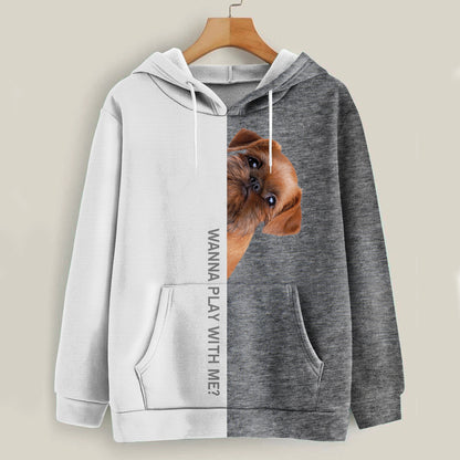 Funny Happy Time - Griffon Bruxellois Hoodie V1