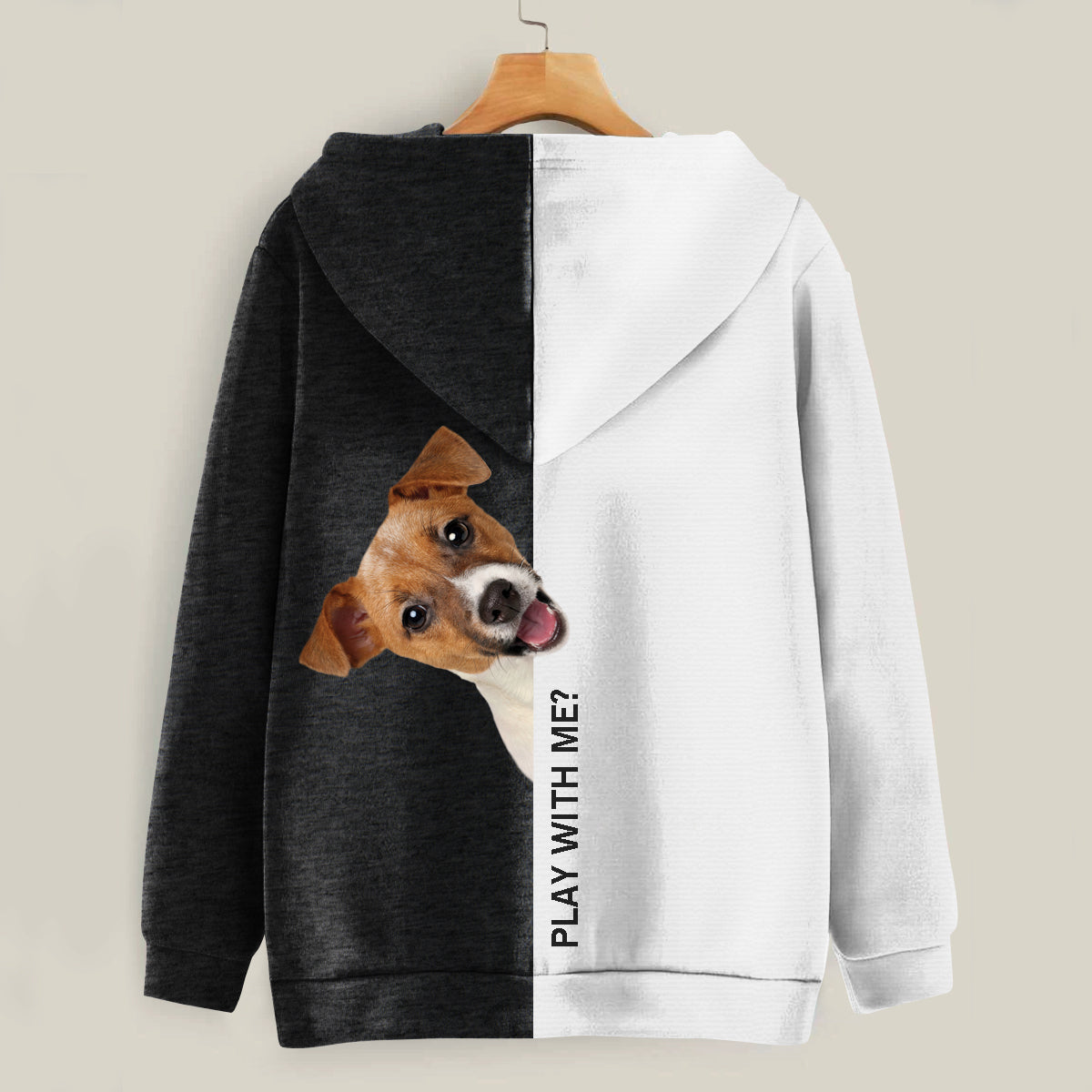 Funny Happy Time - Jack Russell Terrier Hoodie V1
