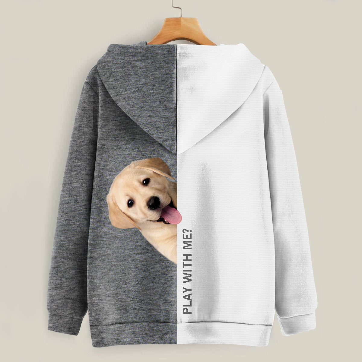 Funny Happy Time - Labrador Hoodie V1