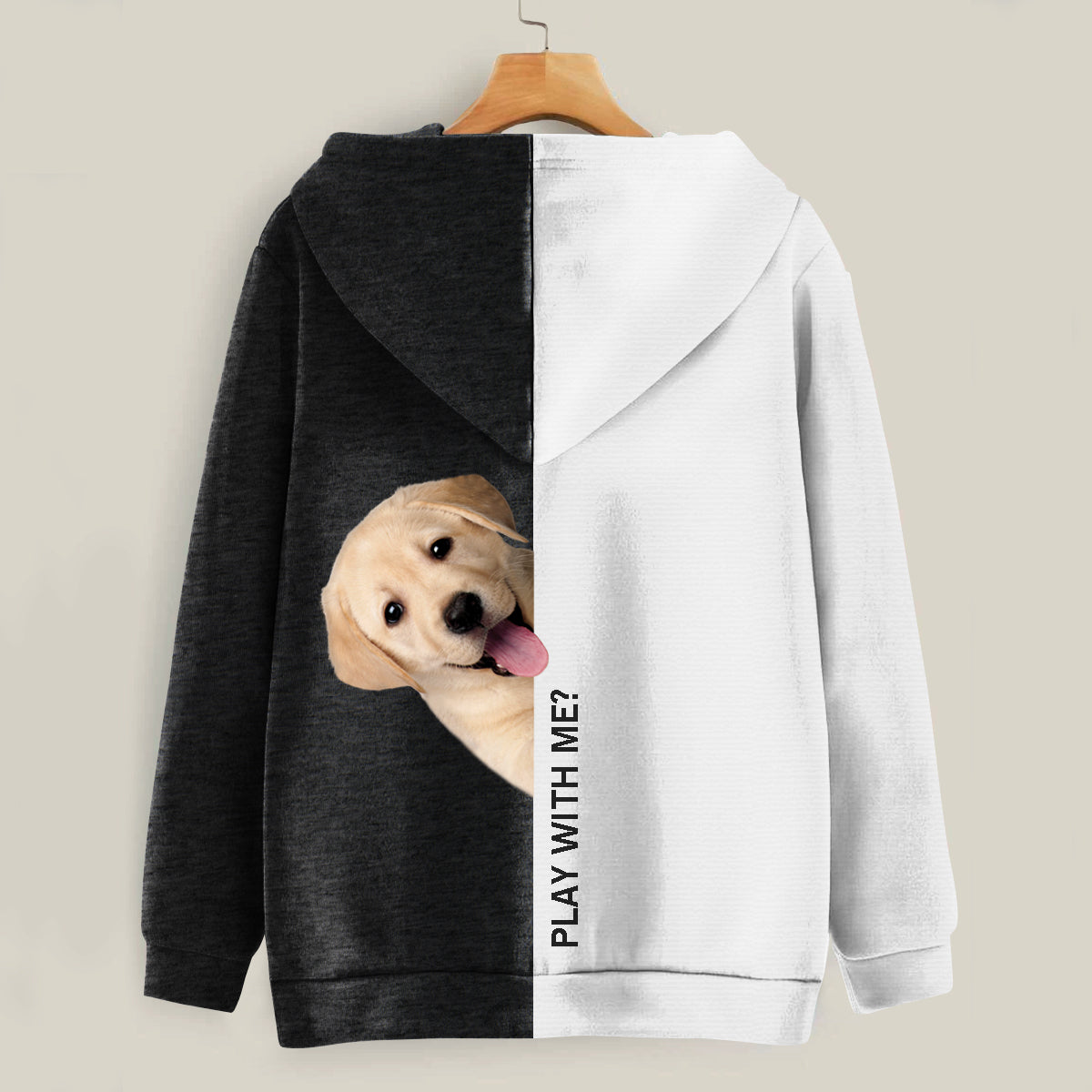 Funny Happy Time - Labrador Hoodie V1