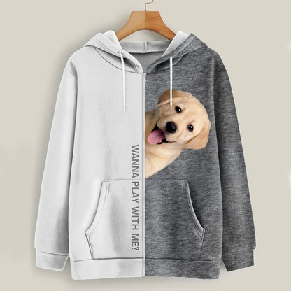 Funny Happy Time - Labrador Hoodie V1