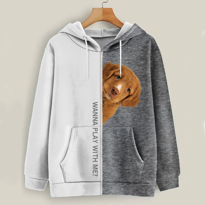 Funny Happy Time - Nova Scotia Duck Tolling Retriever Hoodie V1