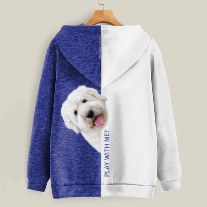 Funny Happy Time - Old English Sheepdog Hoodie V1