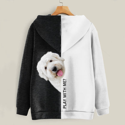 Funny Happy Time - Old English Sheepdog Hoodie V1