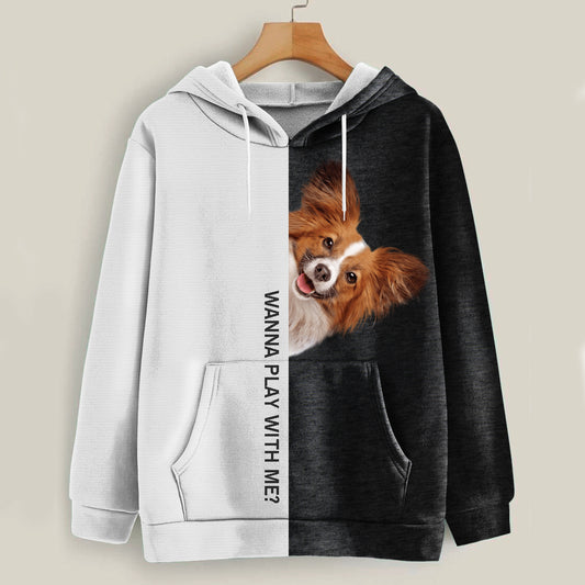Funny Happy Time - Papillon Hoodie V1