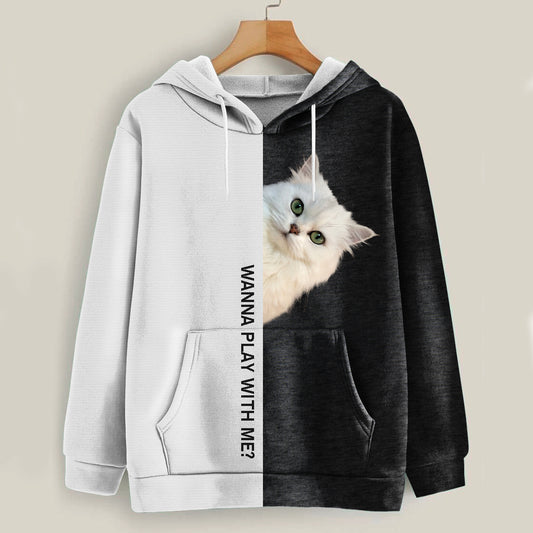 Funny Happy Time - Persian Chinchilla Cat Hoodie V1