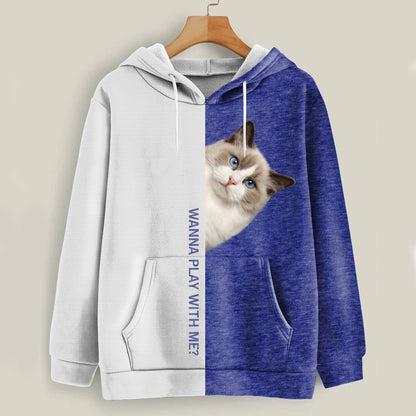 Funny Happy Time - Ragdoll Cat Hoodie V1