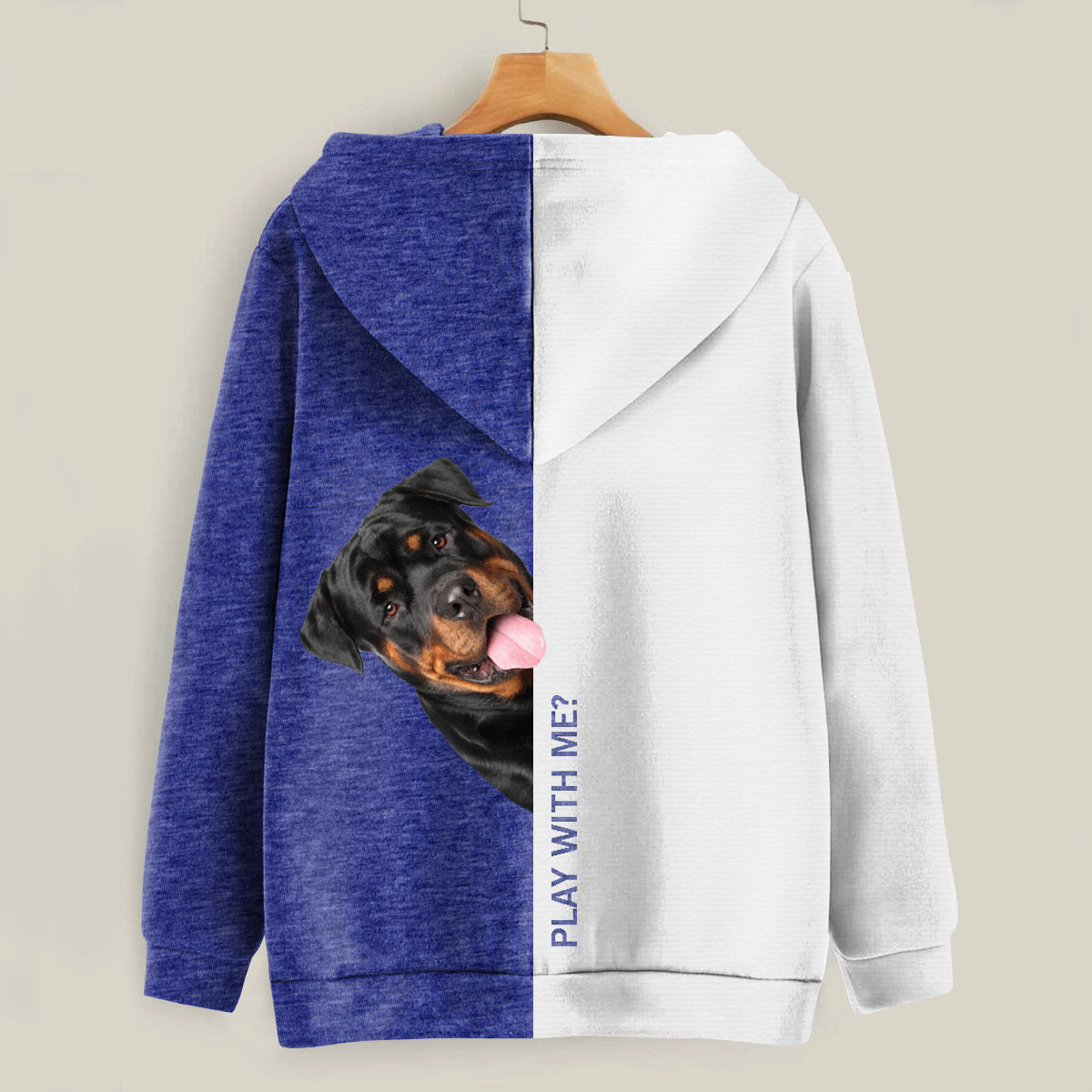 Funny Happy Time - Rottweiler Hoodie V1