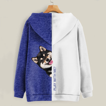 Funny Happy Time - Shiba Inu Hoodie V1