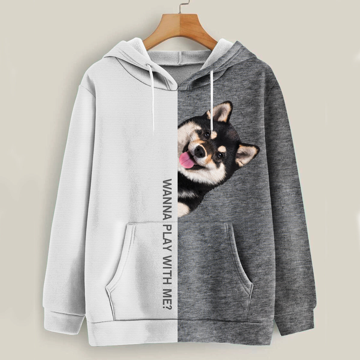 Funny Happy Time - Shiba Inu Hoodie V1