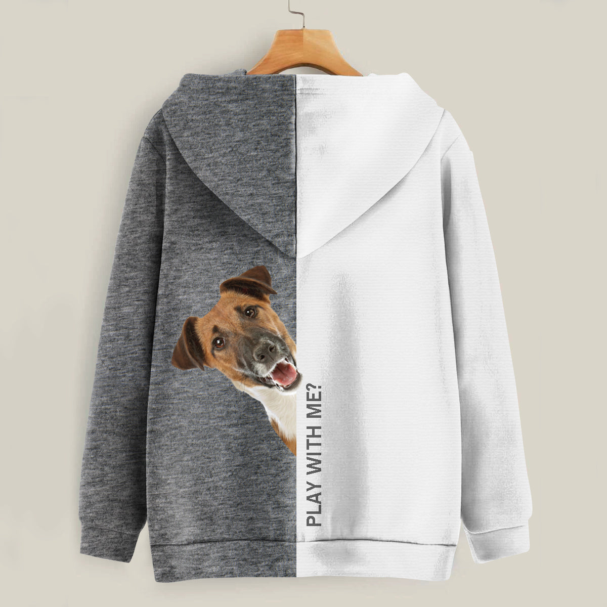 Lustige glückliche Zeit - Smooth Fox Terrier Hoodie V1