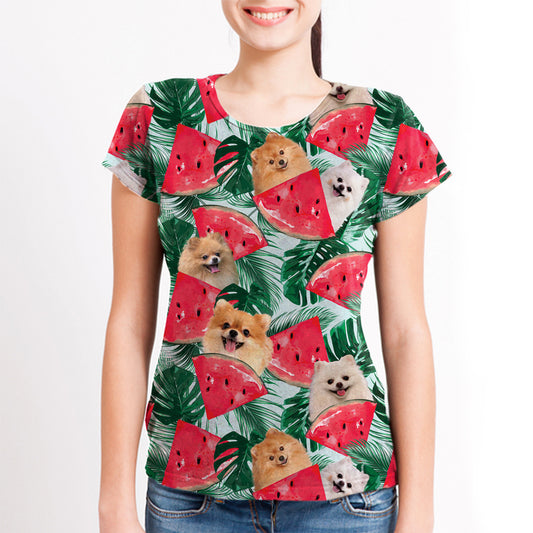 Pomeranian - Hawaiian T-Shirt V2