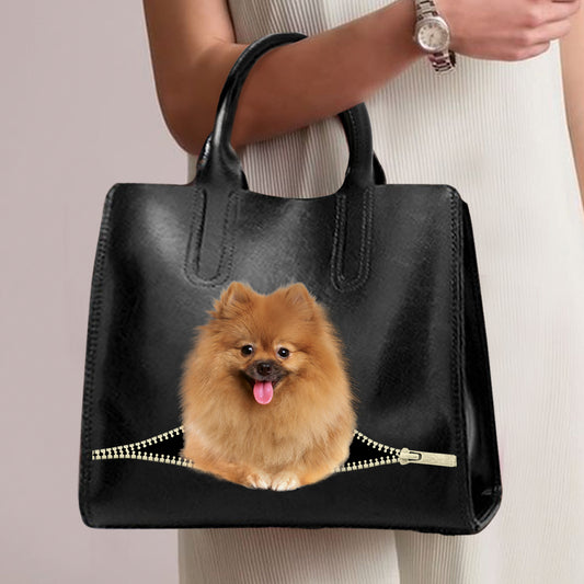 Pomeranian Luxury Handbag V5