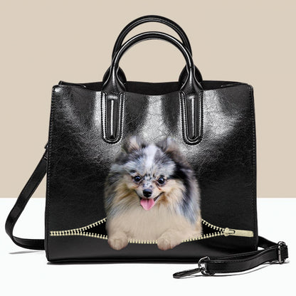 Pomeranian Luxury Handbag V6