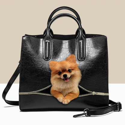 Pomeranian Luxury Handbag V1