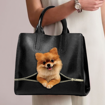 Pomeranian Luxury Handbag V1
