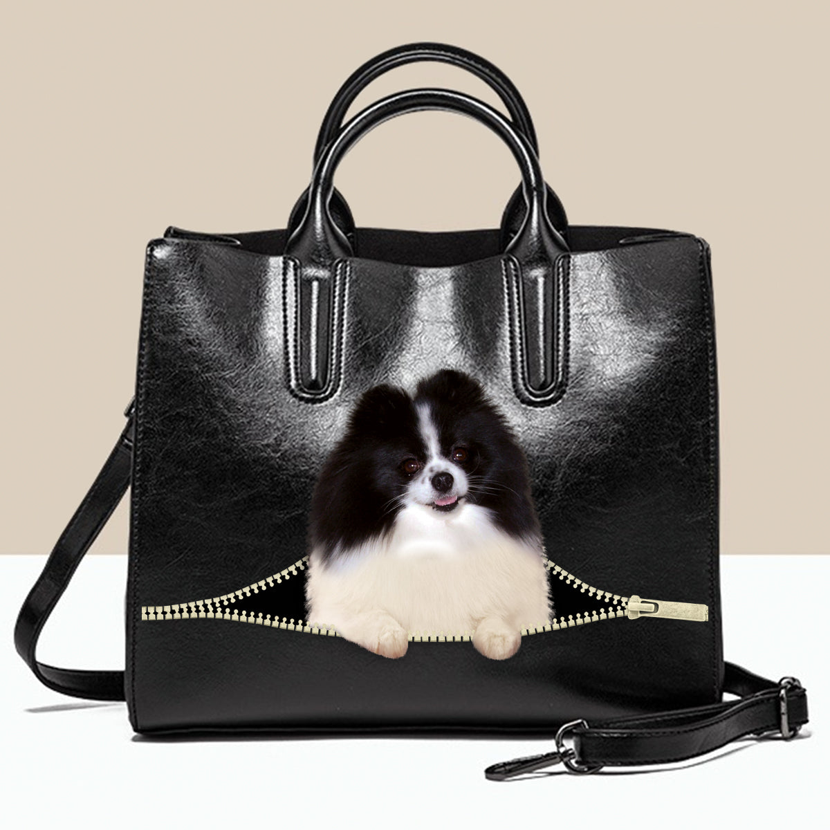 Pomeranian Luxury Handbag V4